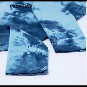 Talentless Clothing Acid Wash Teal Sweatpants